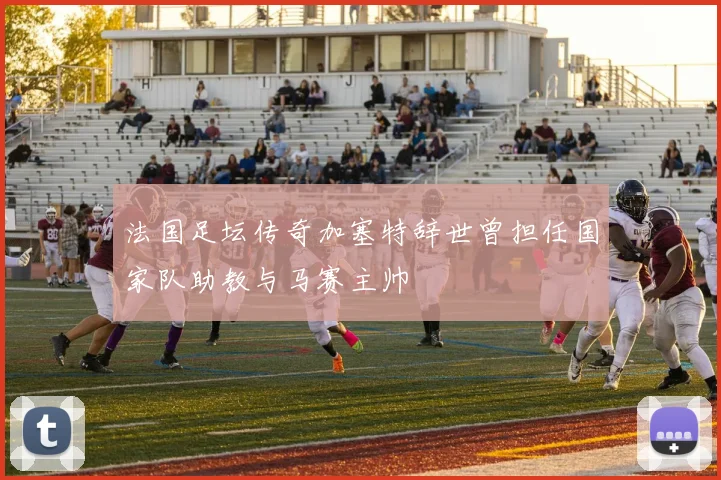 法国足坛传奇加塞特辞世曾担任国家队助教与马赛主帅