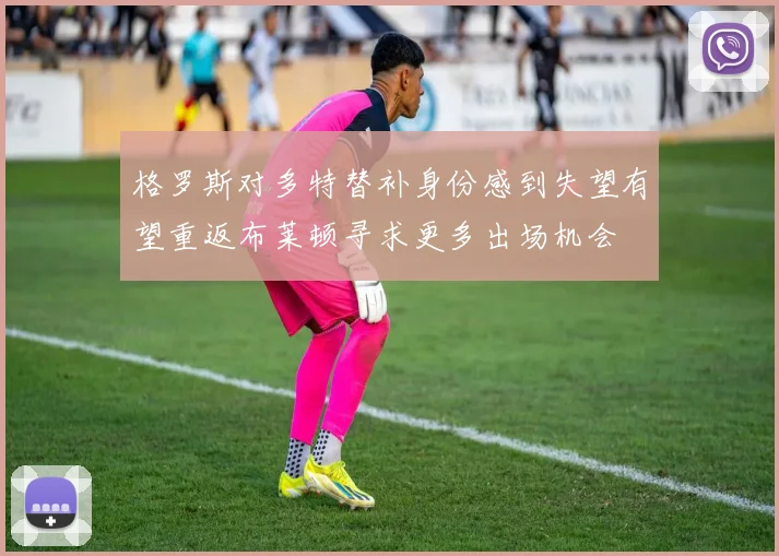 格罗斯对多特替补身份感到失望有望重返布莱顿寻求更多出场机会